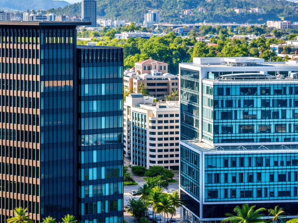 Commercial real estate development in San José, Costa Rica