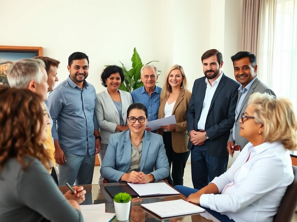 Diverse group of property owners in Costa Rica who benefit from quick home equity loans Diverse group of property owners in Costa Rica who benefit from quick home equity loans