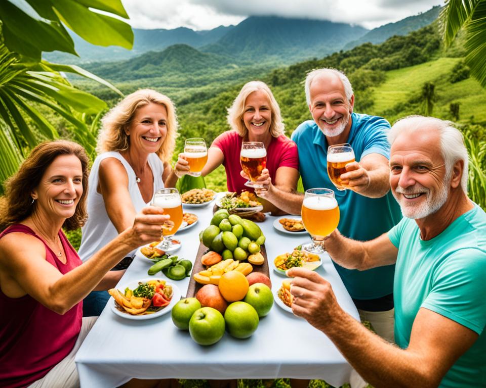 Expats celebrating success in Costa Rica