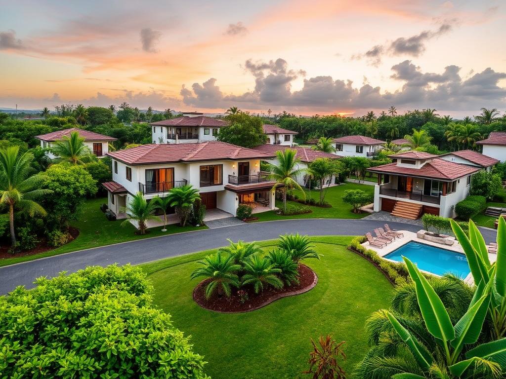 Residential development community in Costa Rica