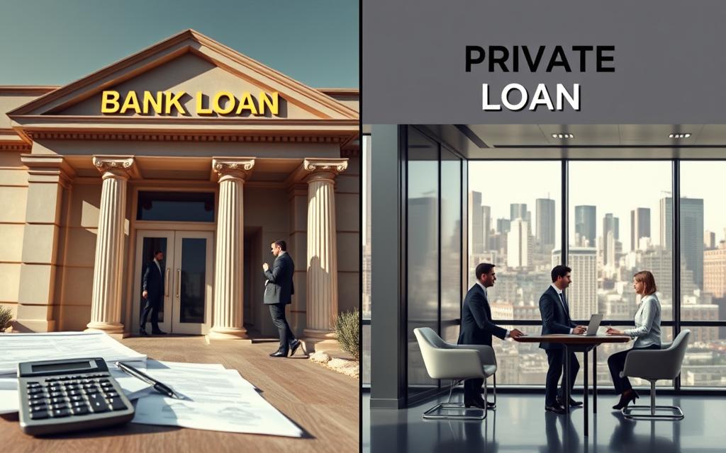 comparing bank loans and private loans